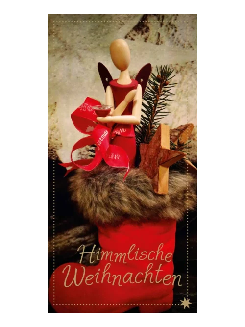 Sternkopf-Engel Karte Weihnachten